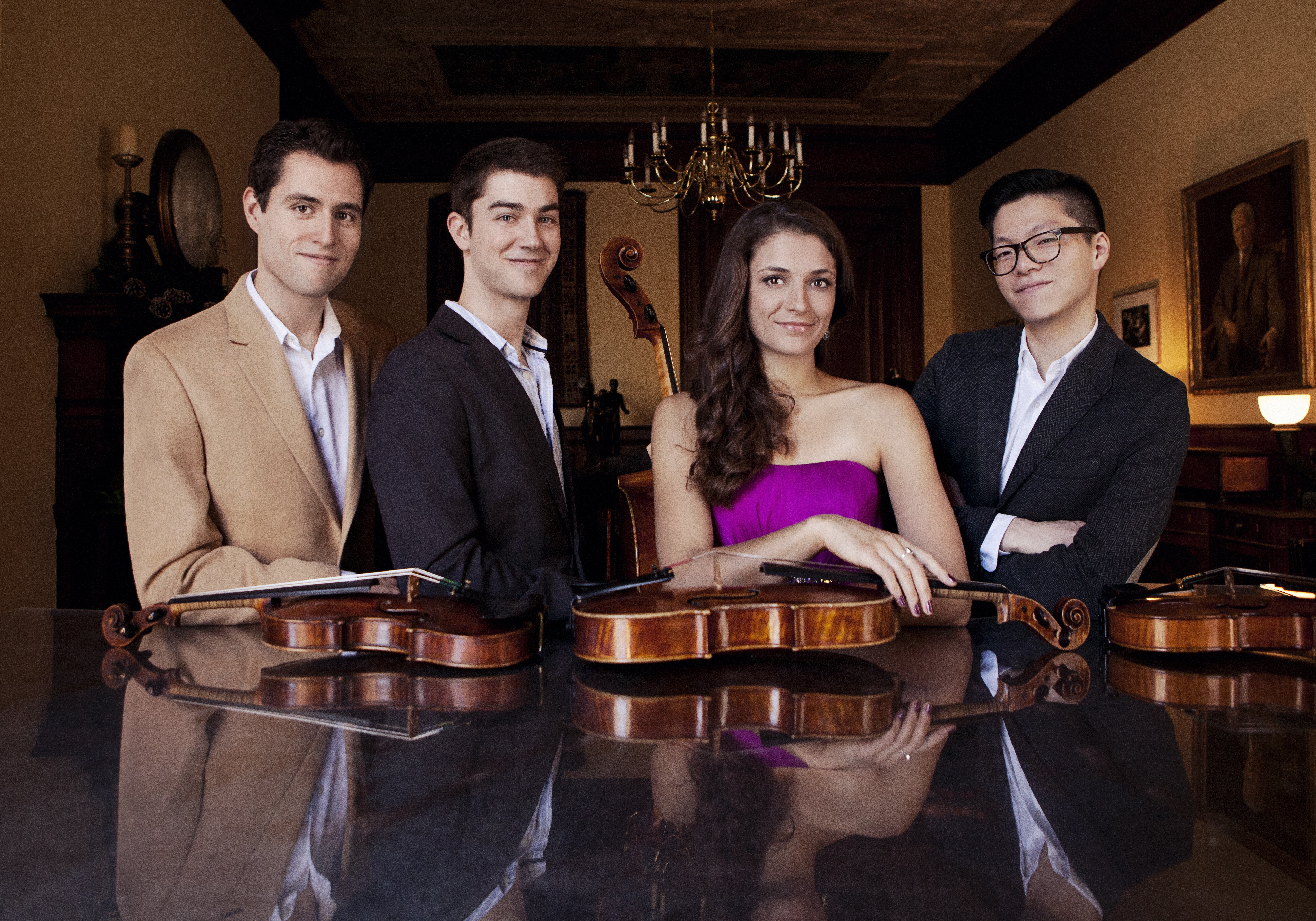 The Dover Quartet wins first prize at the 2013 Banff International